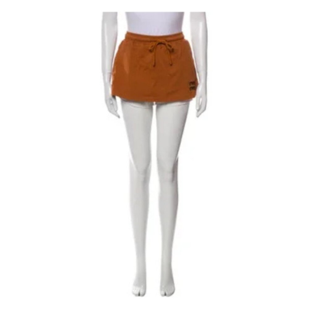 Vintage Miu Miu Mini Skort with Functional Pockets XS